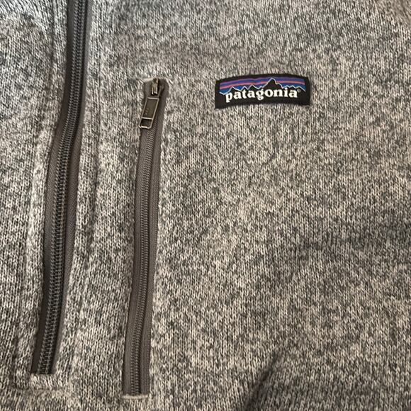 Patagonia Men’s Better Sweater Quarter Zip in Stonewash Grey Size Medium - Picture 6 of 9